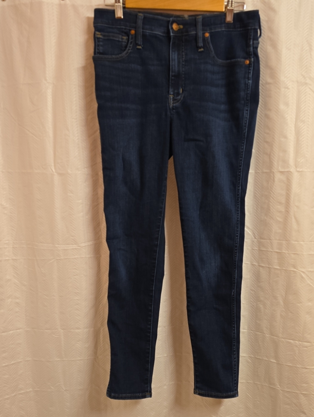 Madewell Jeans Women's Size 10 Size 30 Blue 10" High-rise Skinny Denim